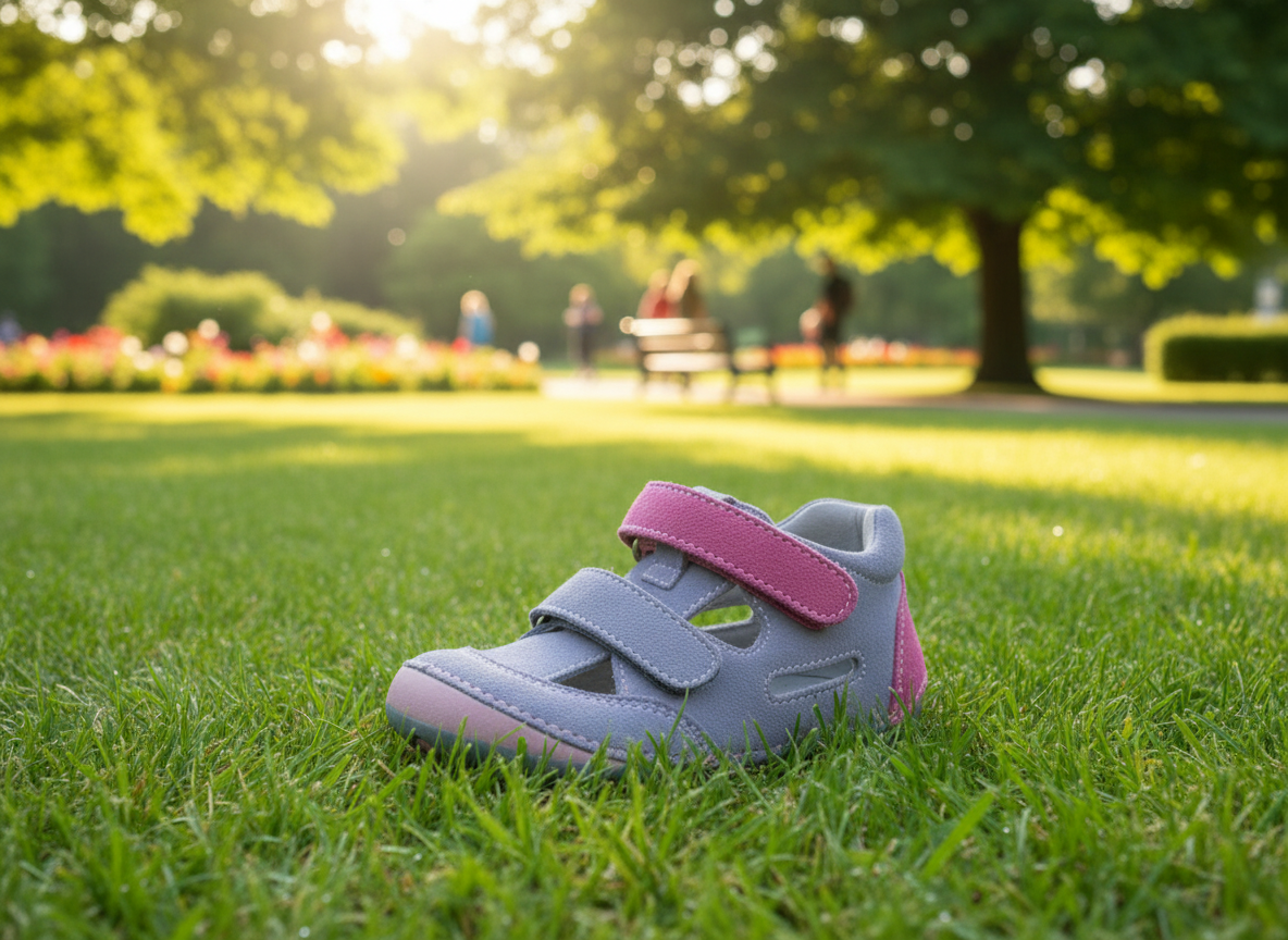 Protetika - Detské sandálky FLIP grey