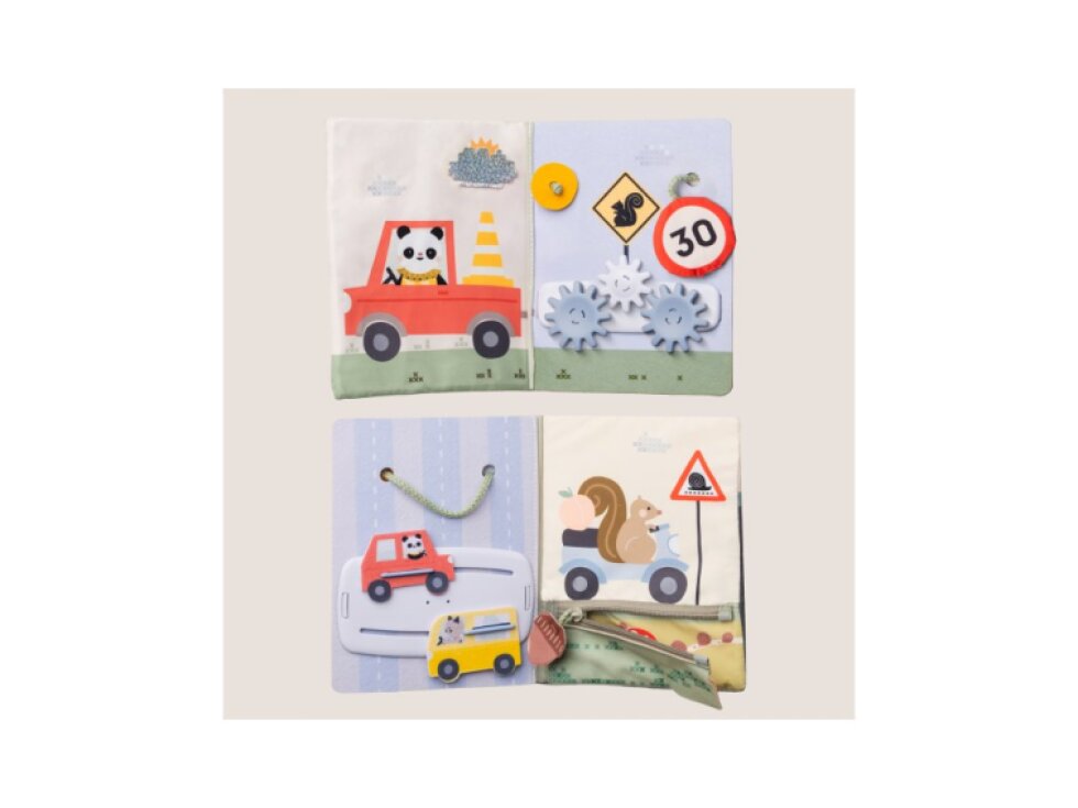 Taf Toys Knižka s aktivitami do auta Busy Book