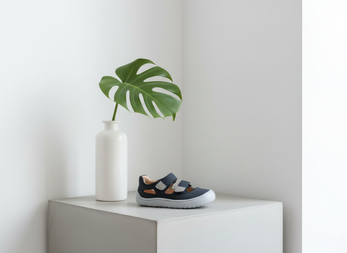 Protetika - Chlapčenské barefoot sandálky PADY MARINE