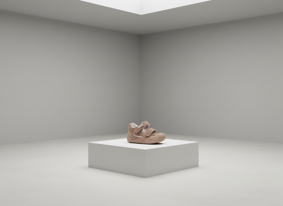 Protetika - Detské barefoot sandálky JENY OLD PINK