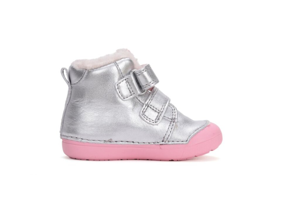 D.D. Step - Detské zimné topánky Silver W066-42268B