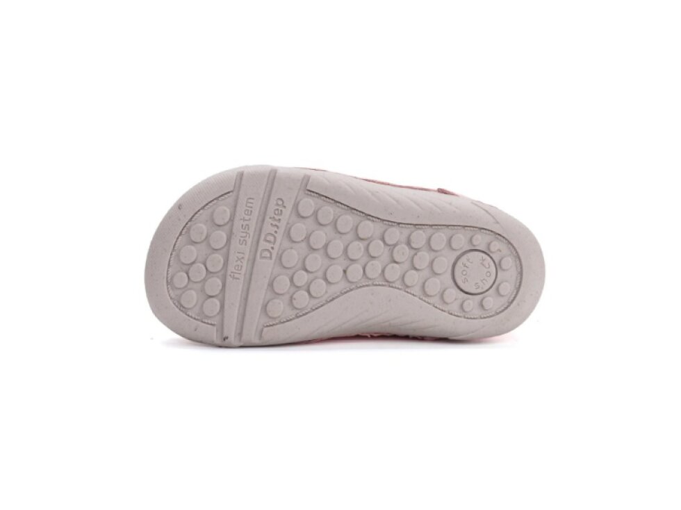 D.D. Step - Dievčenské prechodné barefoot topánky S108-61210 Baby Pink