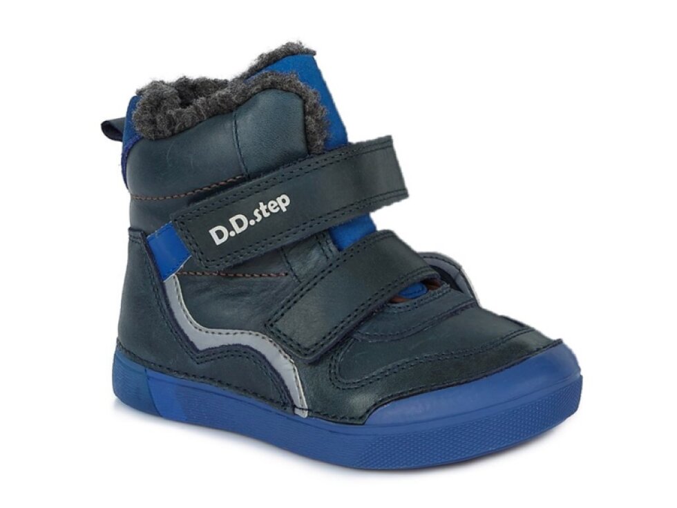D.D. Step - Detské zimné topánky na suchý zips - W068-235M veľ. 25