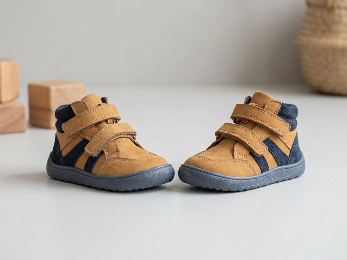 Protetika - Detské prechodné barefoot topánky KIRK BROWN