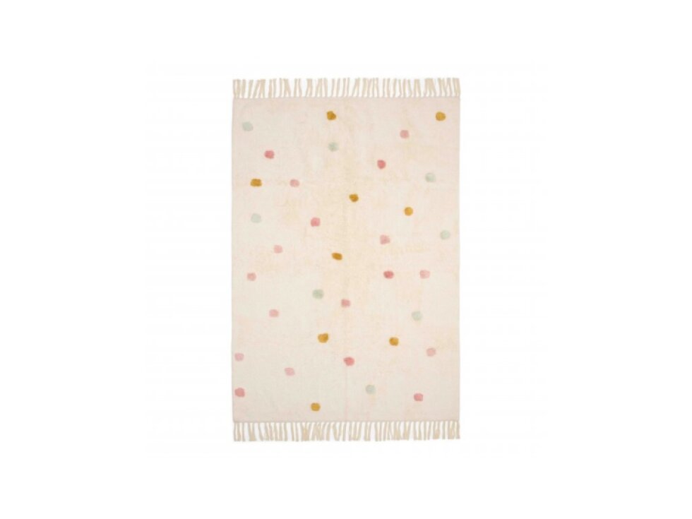 Little Dutch Koberec s bodkami Pink 120x170 cm
