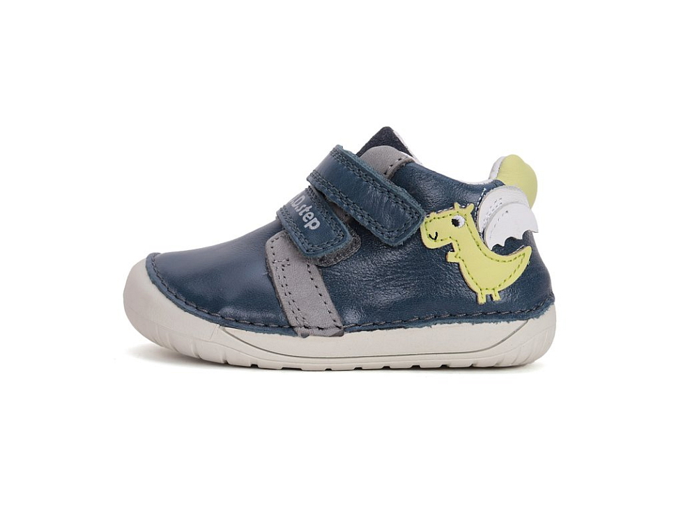D.D. Step - Chlapčenské prechodné barefoot topánky S070-51562A Royal Blue