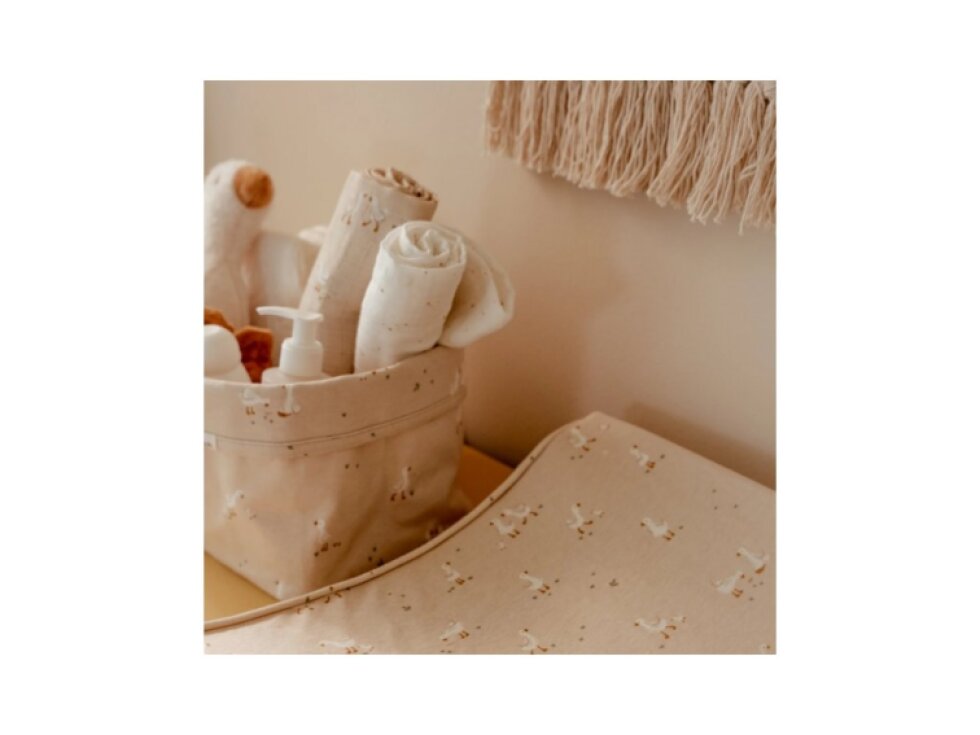 Little Dutch Podbradník bandana 2 ks Husa Newborn Naturals