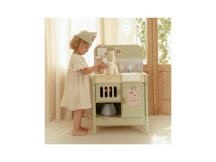 Little Dutch Veterinárna ordinácia drevená