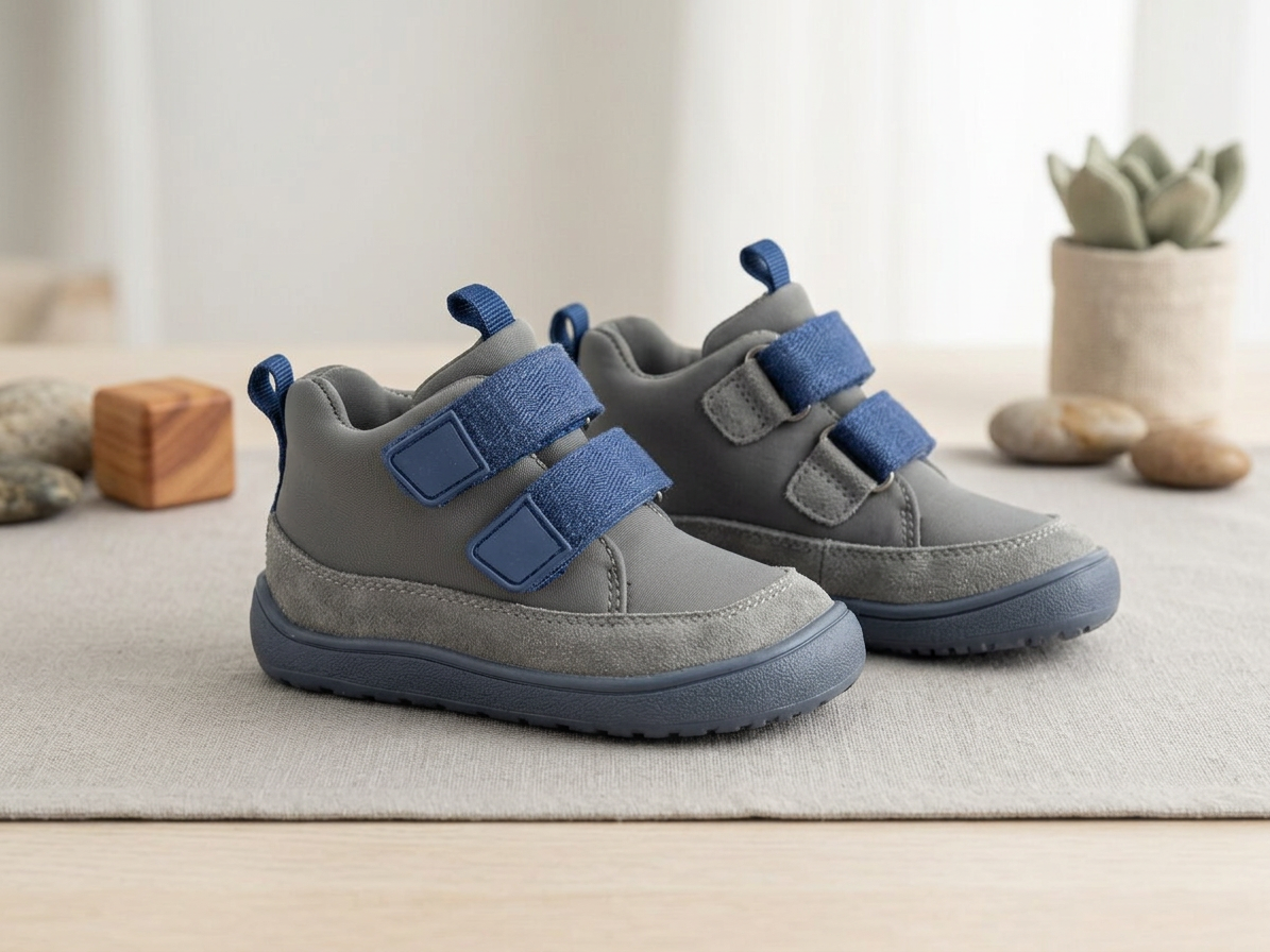 Protetika - Detské prechodné barefoot topánky ROS GREY