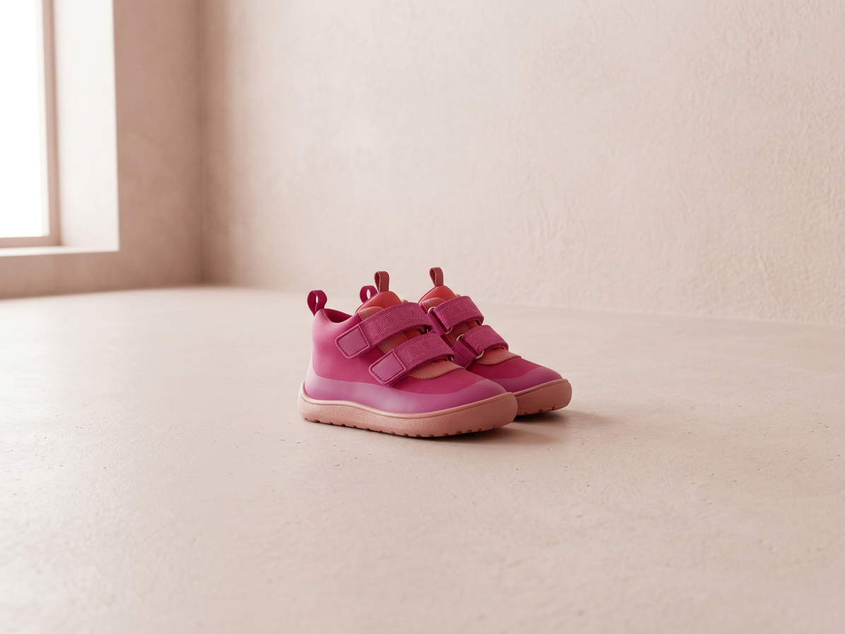 Protetika - Detské prechodné barefoot topánky LENY FUXIA