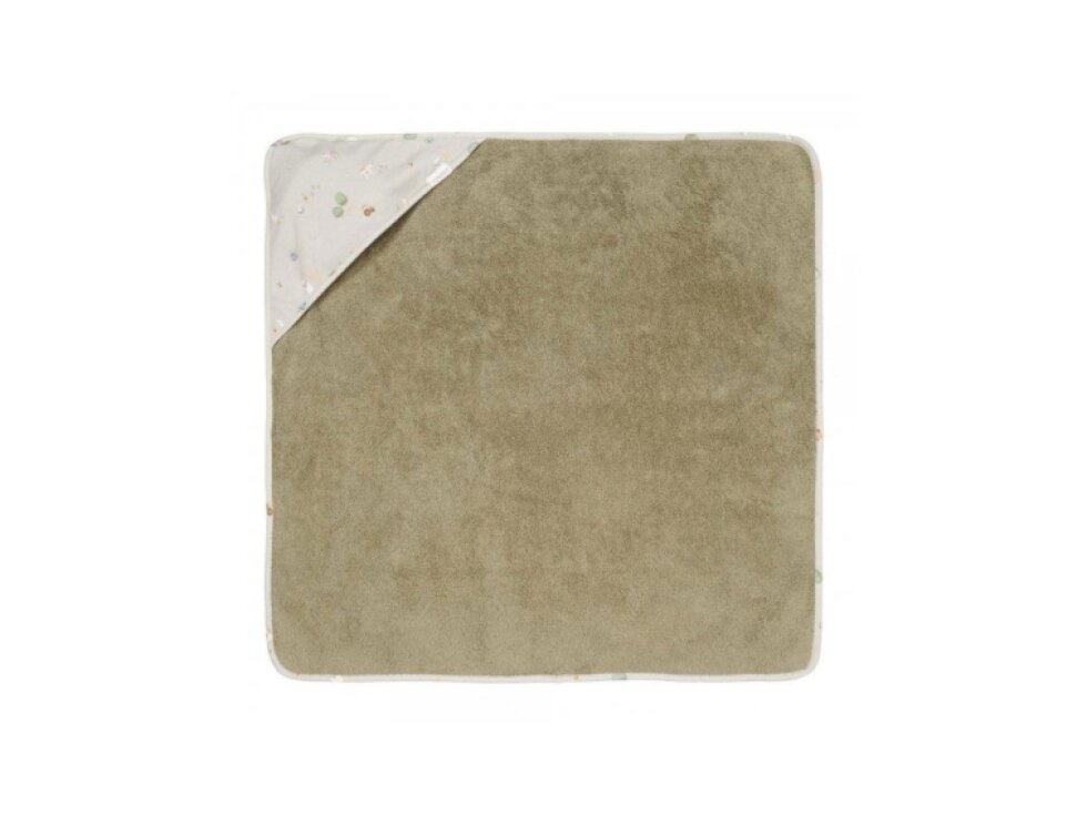 Little Dutch Osuška s kapucňou 100x100 cm Farma