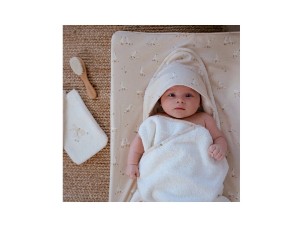 Little Dutch Poťah na prebaľovaciu podložku Husa Newborn Naturals