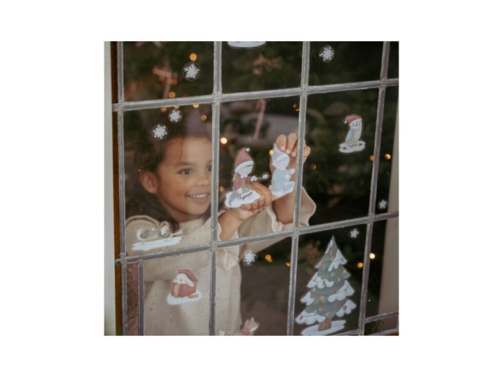 Little Dutch Samolepky na okno Vianoce