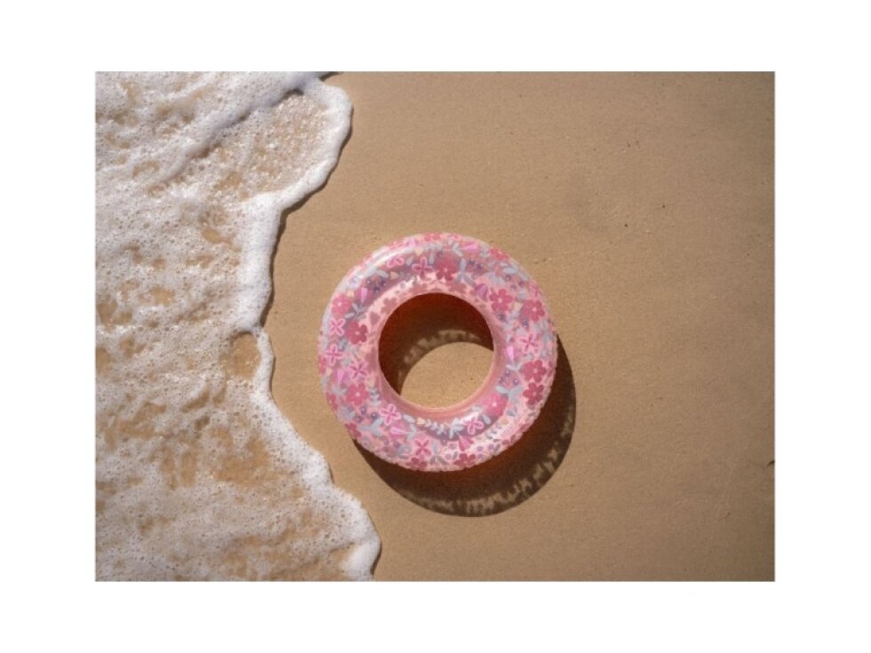 Little Dutch Nafukovací kruh Pink Flowers