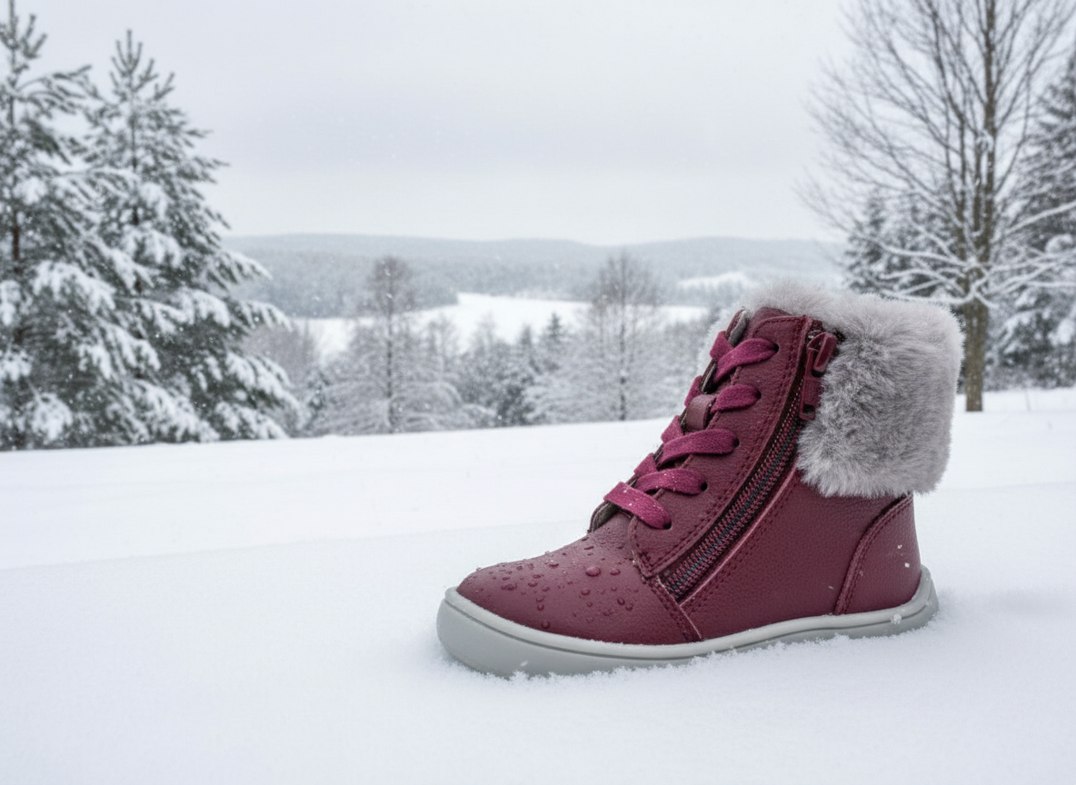 Protetika - Detské zimné barefoot topánky LUISA