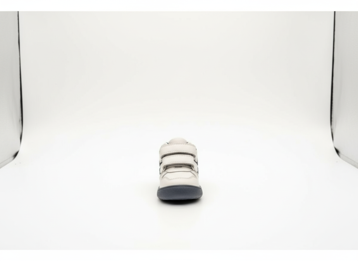 Protetika - Detské prechodné barefoot topánky VESTON WHITE