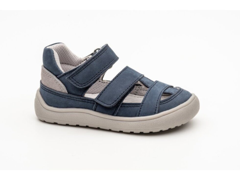 Protetika - Detské dievčenské barefoot sandále DIZY DENIM