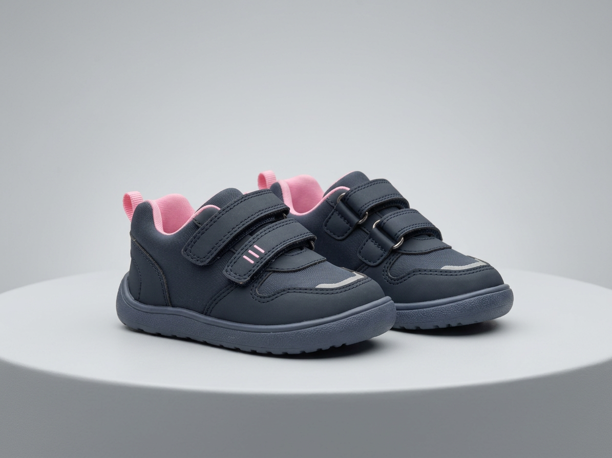 Protetika - Detské prechodné barefoot topánky PERSY DARK GREY