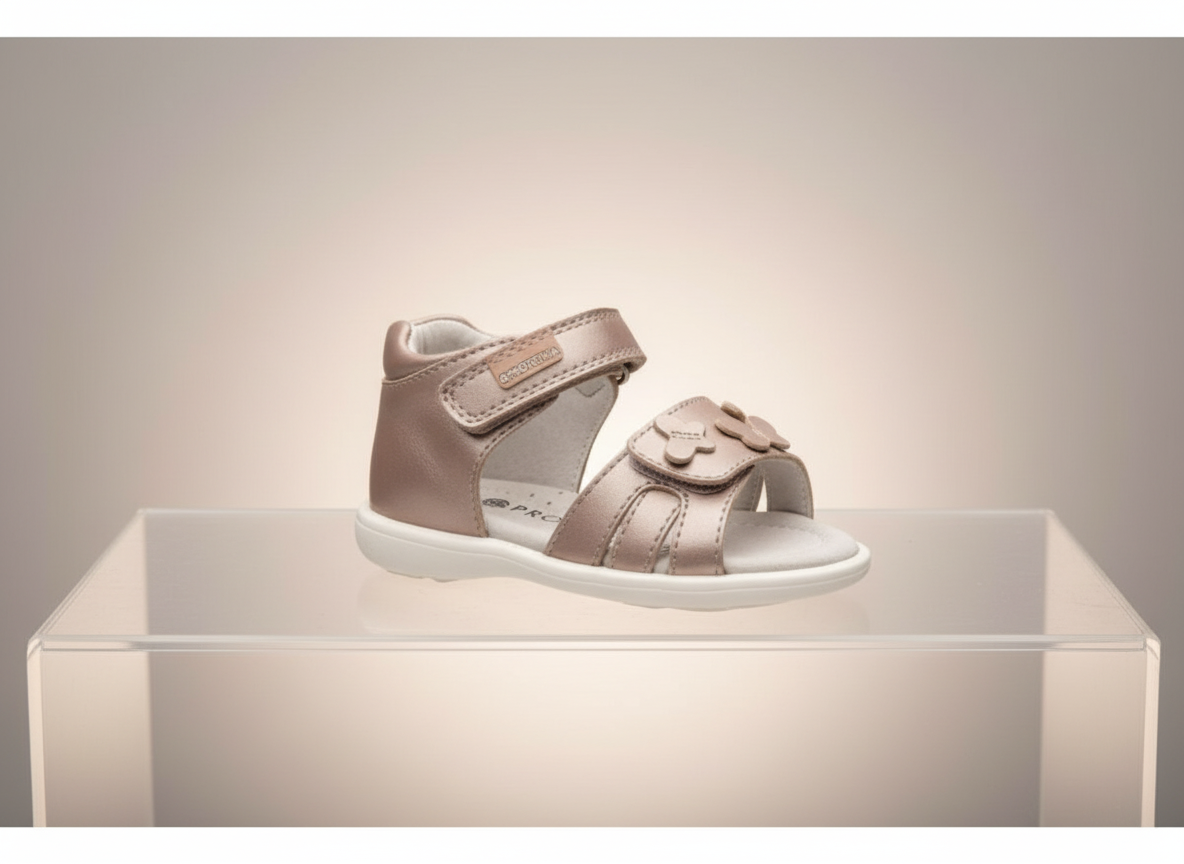 Protetika - Detské dievčenské sandálky NINA PINK