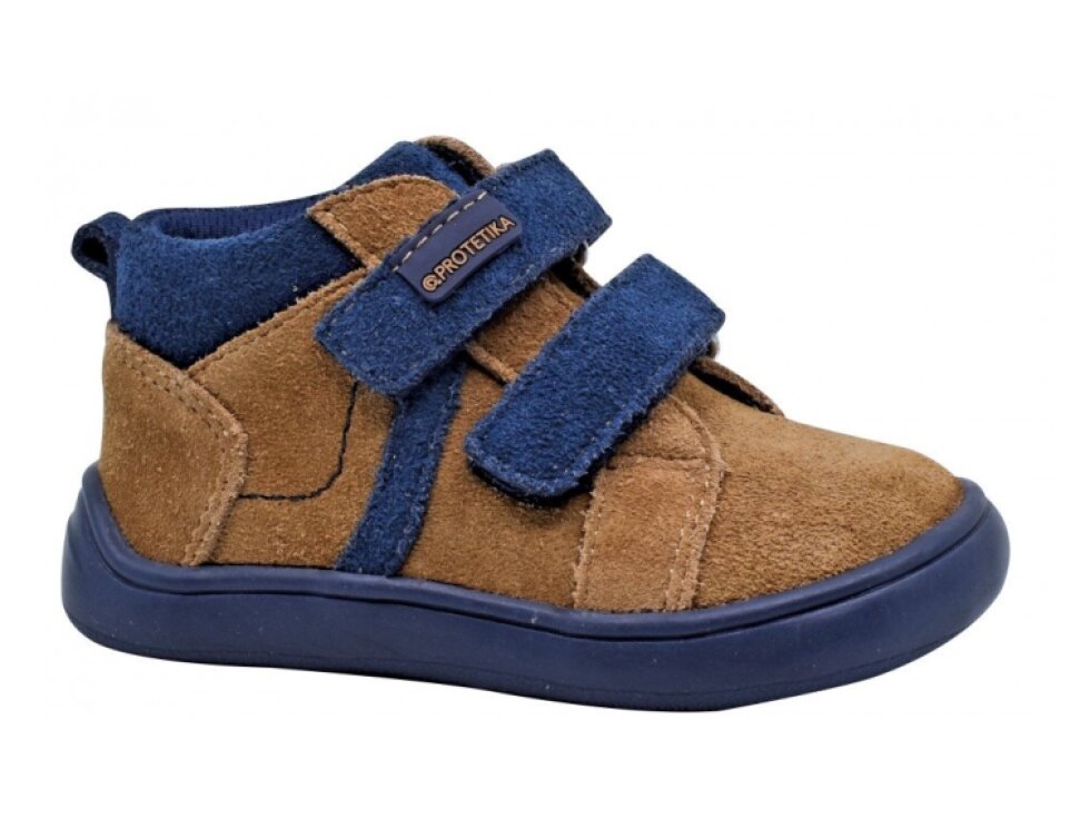 Protetika - Detské prechodné barefoot topánky ELMO BROWN