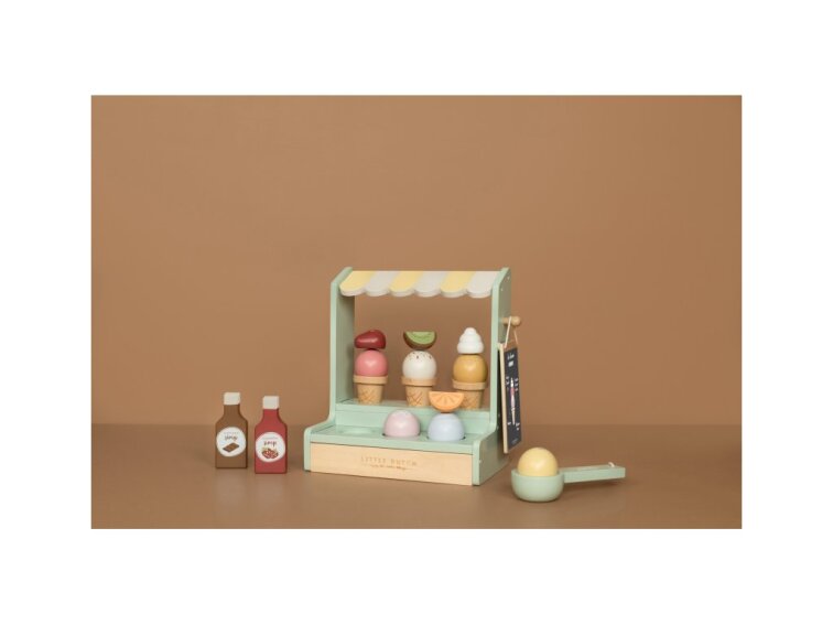 Little Dutch Zmrzlinový stánok drevený