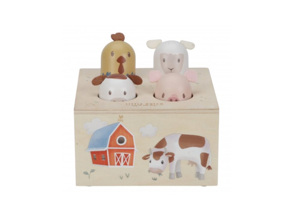 Little Dutch Vyskakovacie zvieratká so zvukmi Farma