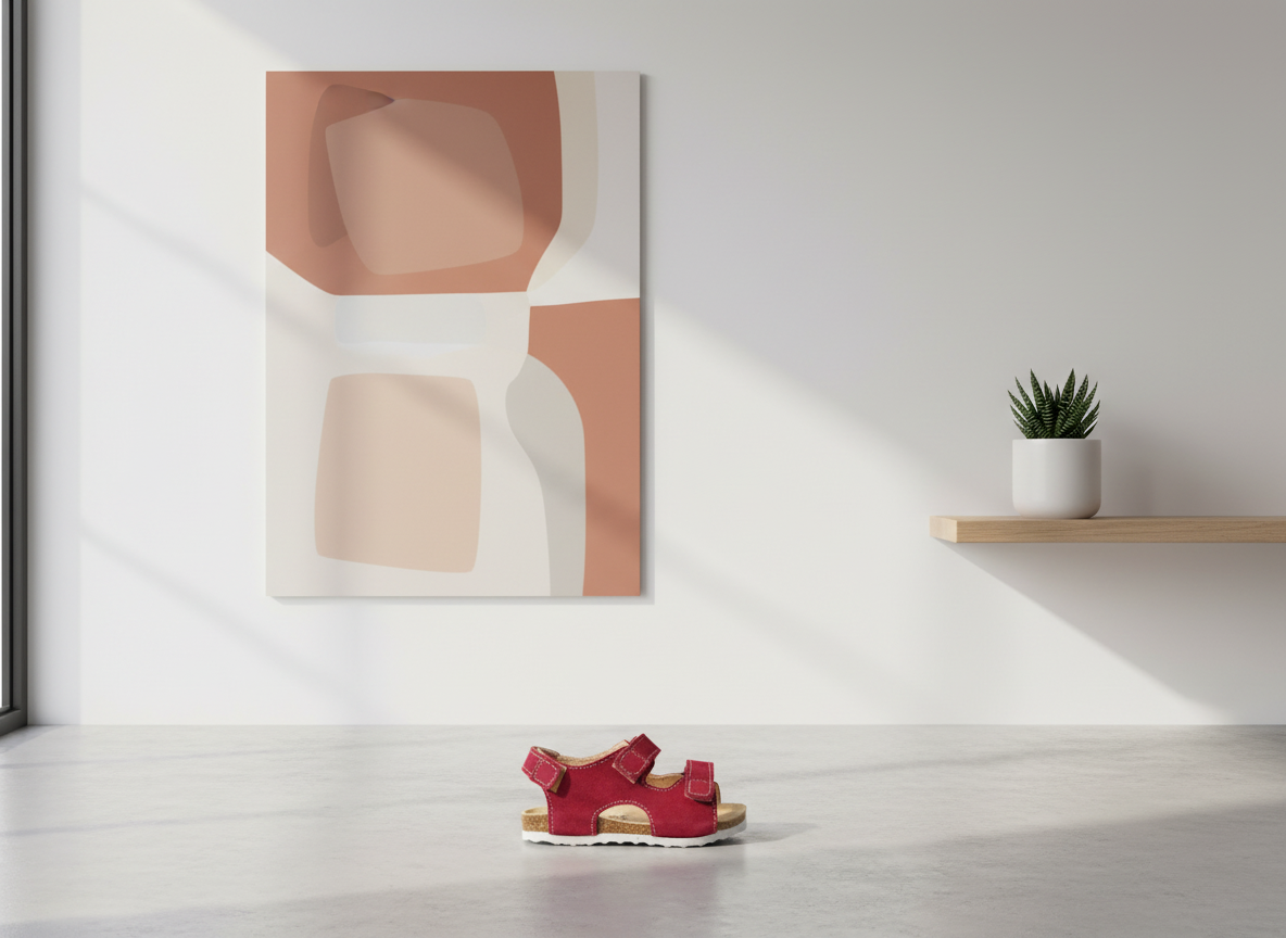 Protetika - Detské rehabilitačné sandálky T27 RIVA CERVENE-GERBERA