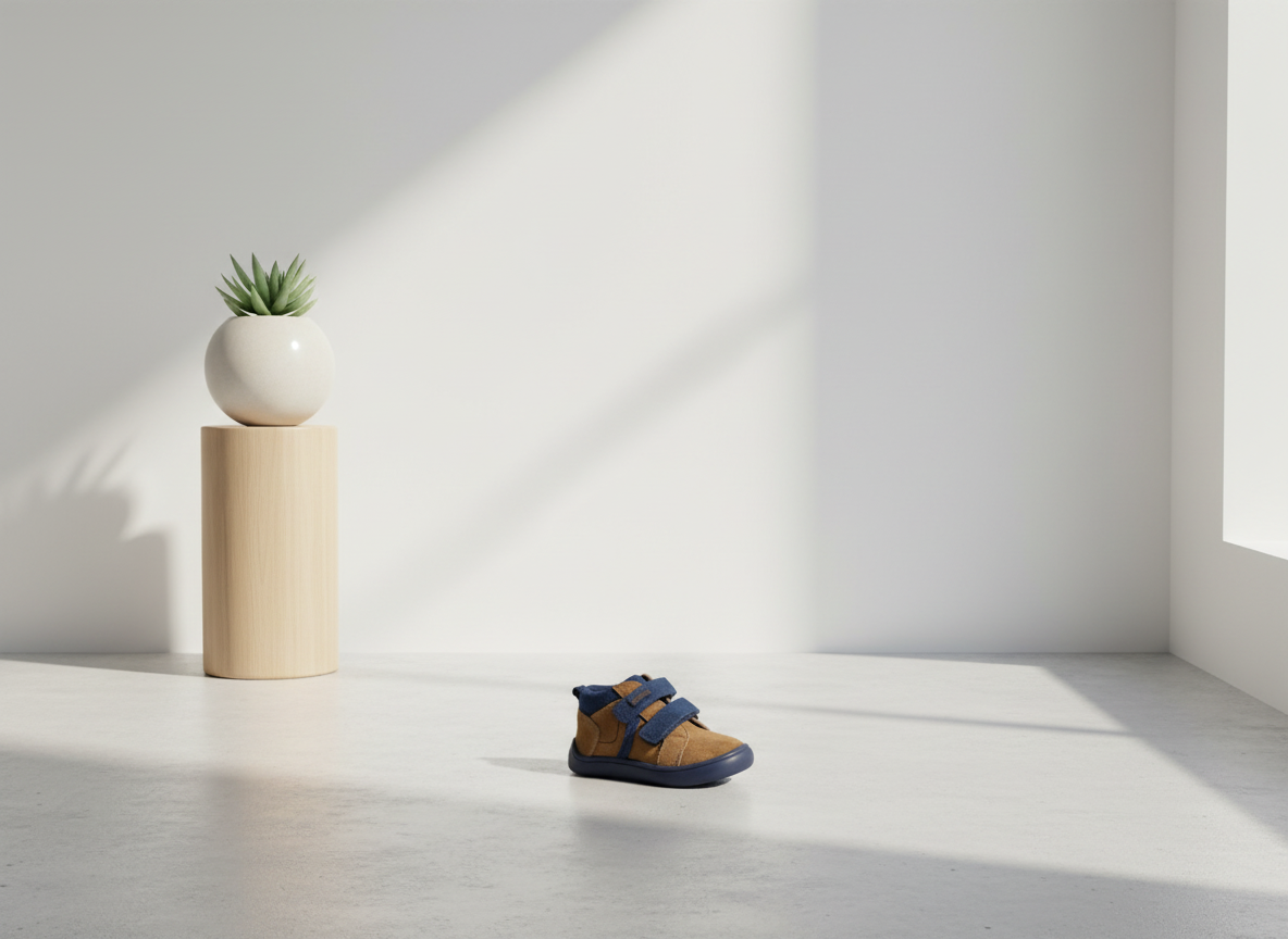 Protetika - Detské prechodné barefoot topánky ELMO BROWN