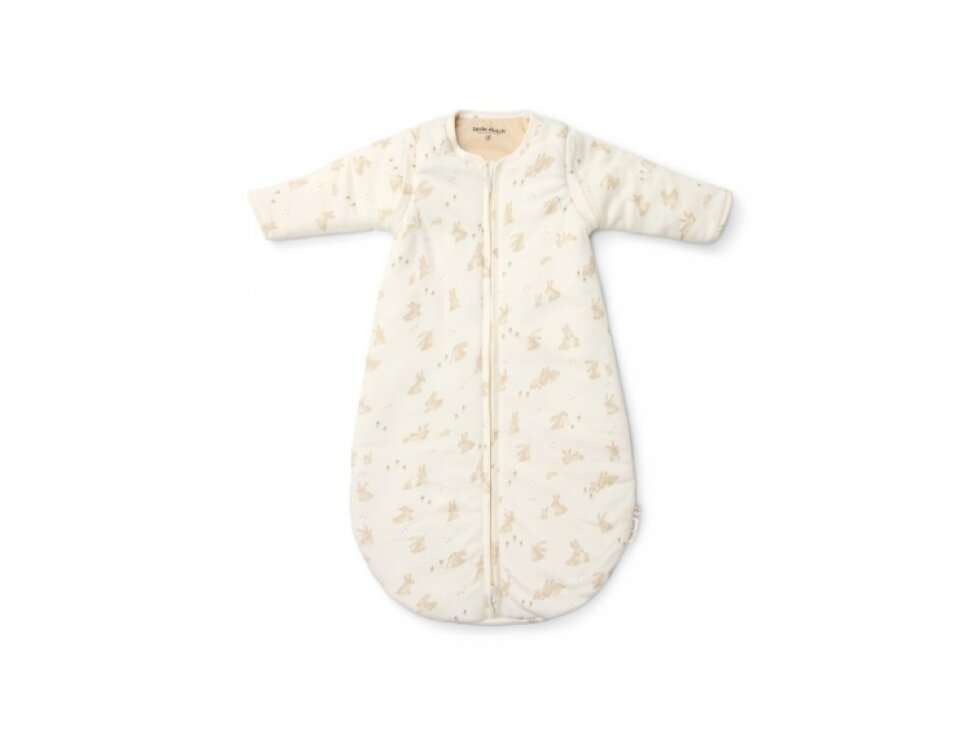 Little Dutch Spací vak s oddeliteľnými rukávmi 90 cm Baby Bunny