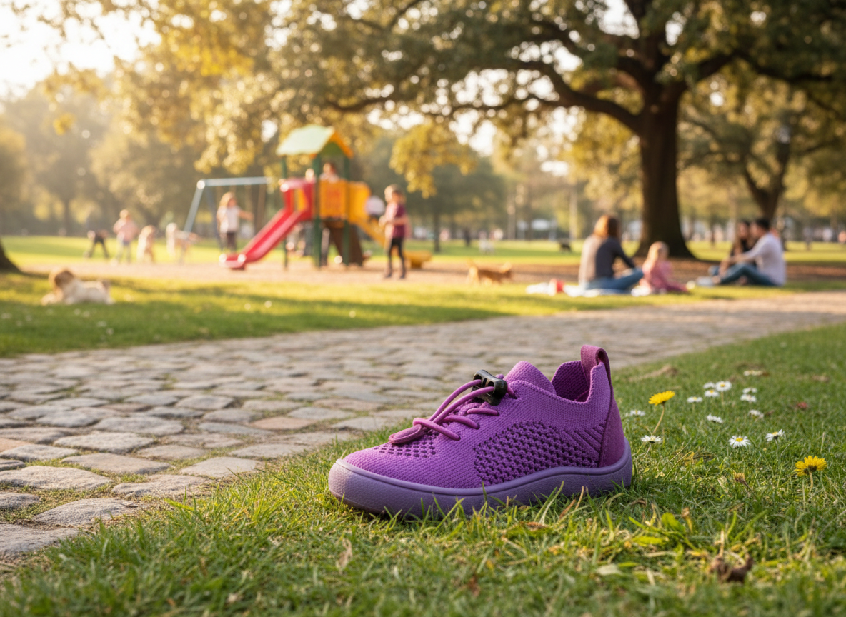 Protetika - Detské prechodné barefoot tenisky GAEL FUXIA