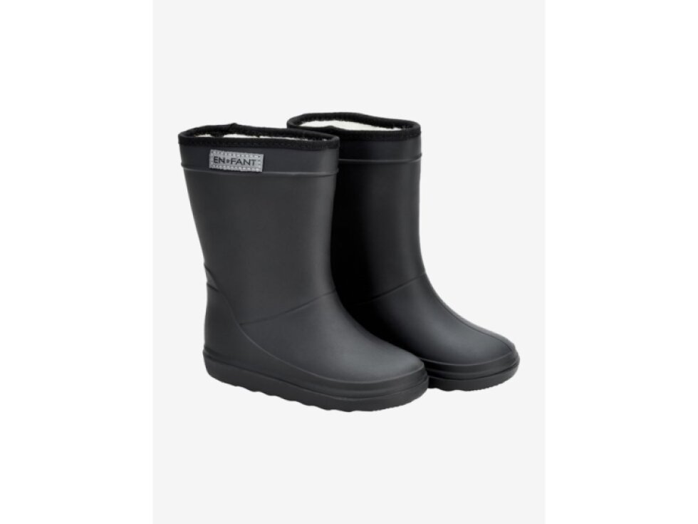 EnFant - Detské termo gumáky Thermo Black