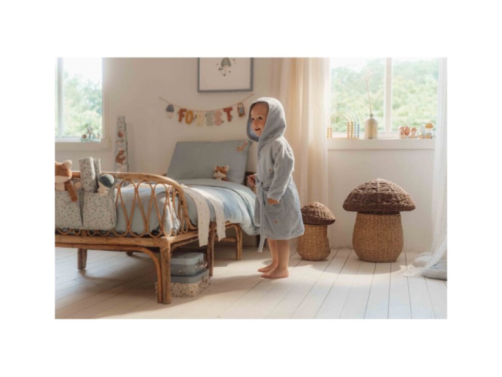 Little Dutch Župan froté Forest Friends Blue