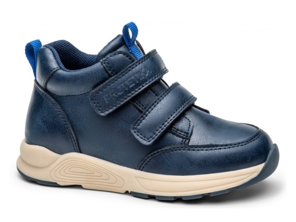 Protetika - Detské prechodné topánky AXEL NAVY