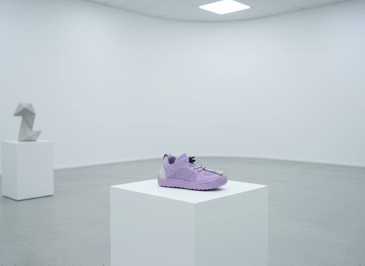 Protetika - Detské prechodné barefoot tenisky GAEL PURPLE