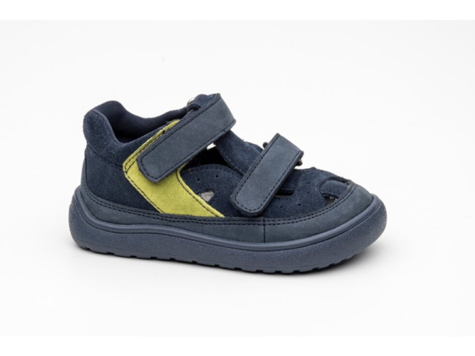 Protetika - Detské chlapčenské barefoot sandálky ALF NAVY