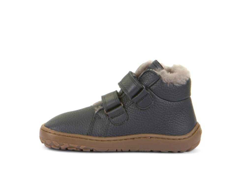 Froddo - Detské zimné Barefoot topánky Winter Furry G3110263-K Dark Blue