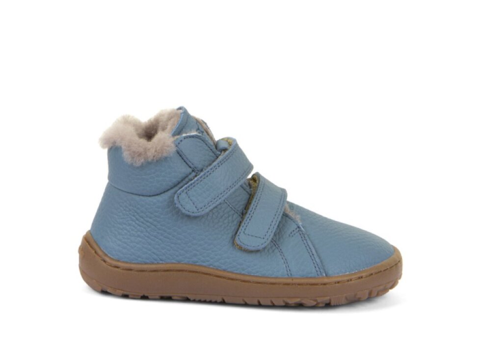 Froddo - Detské zimné Barefoot topánky Winter Furry G3110263-1K Jeans