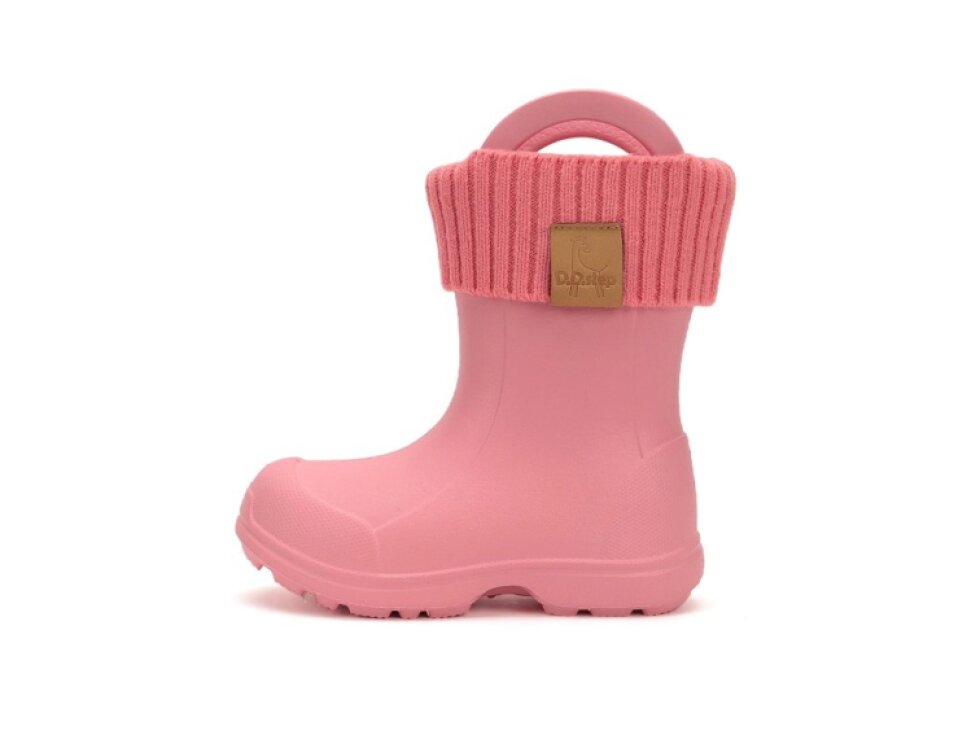 D.D. Step - Detské chlapčenské gumáky I106-52697 Water Lilly Pink