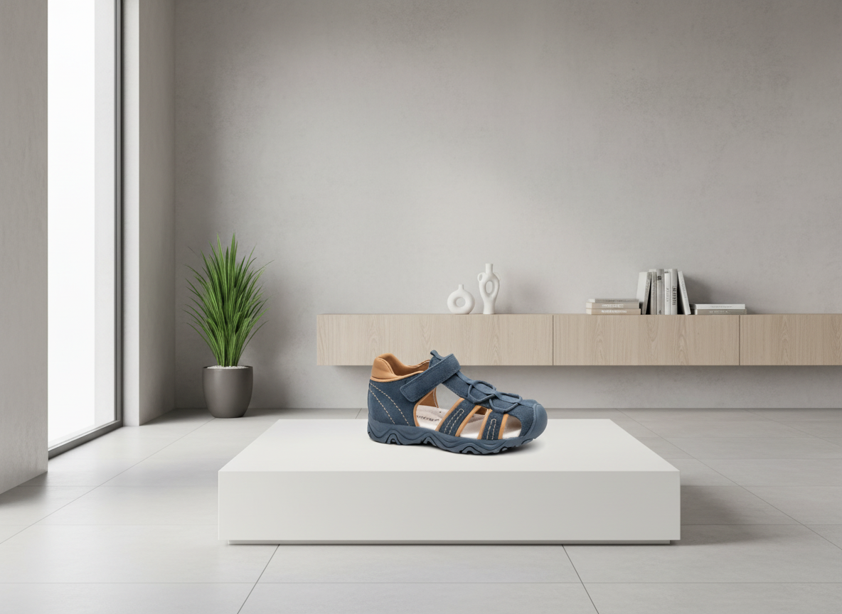 Protetika - Detské sandálky FREDO BROWN