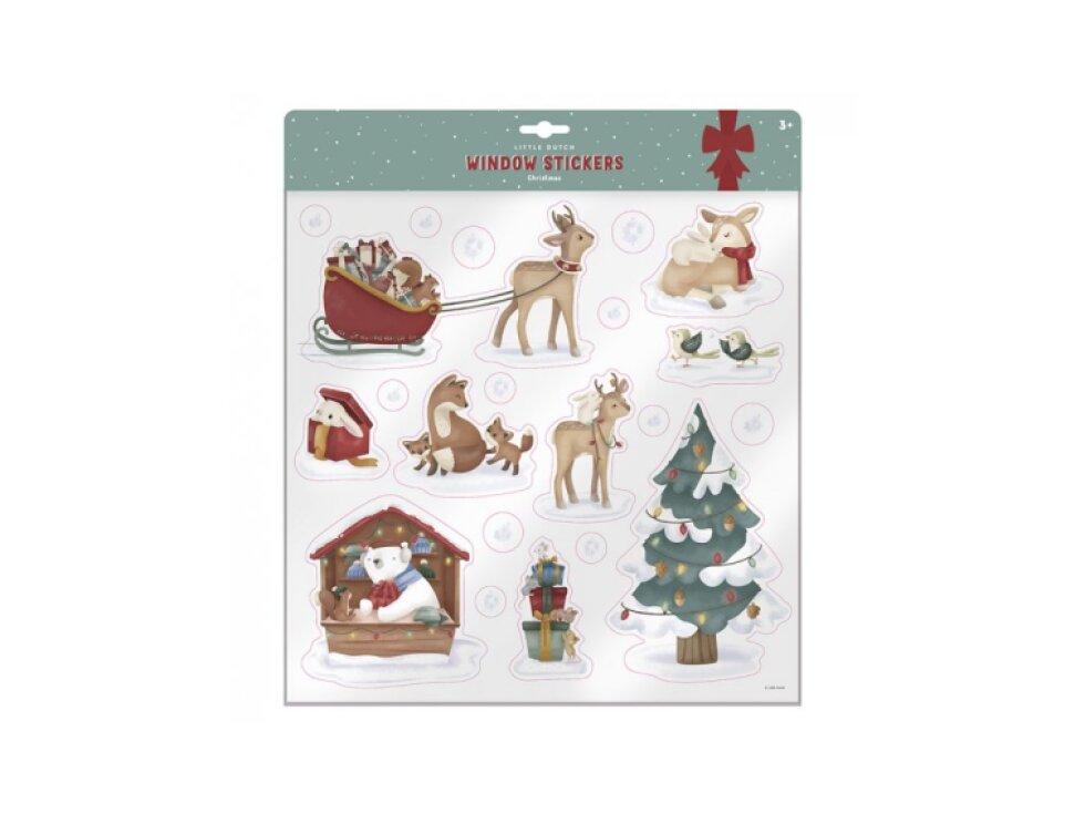 Little Dutch Samolepky na okno Vianoce