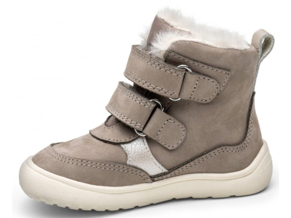 Protetika - Detské zimné barefoot topánky KESY taupe