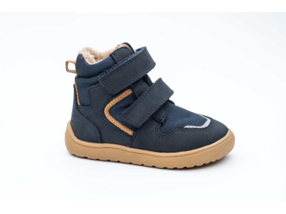 Protetika - Detské barefoot zimné barefoot topánky GERO DENIM