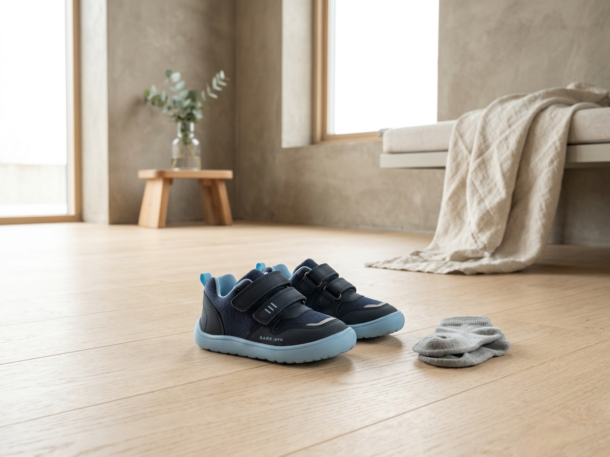 Protetika - Detské prechodné barefoot topánky PERSY BLUE