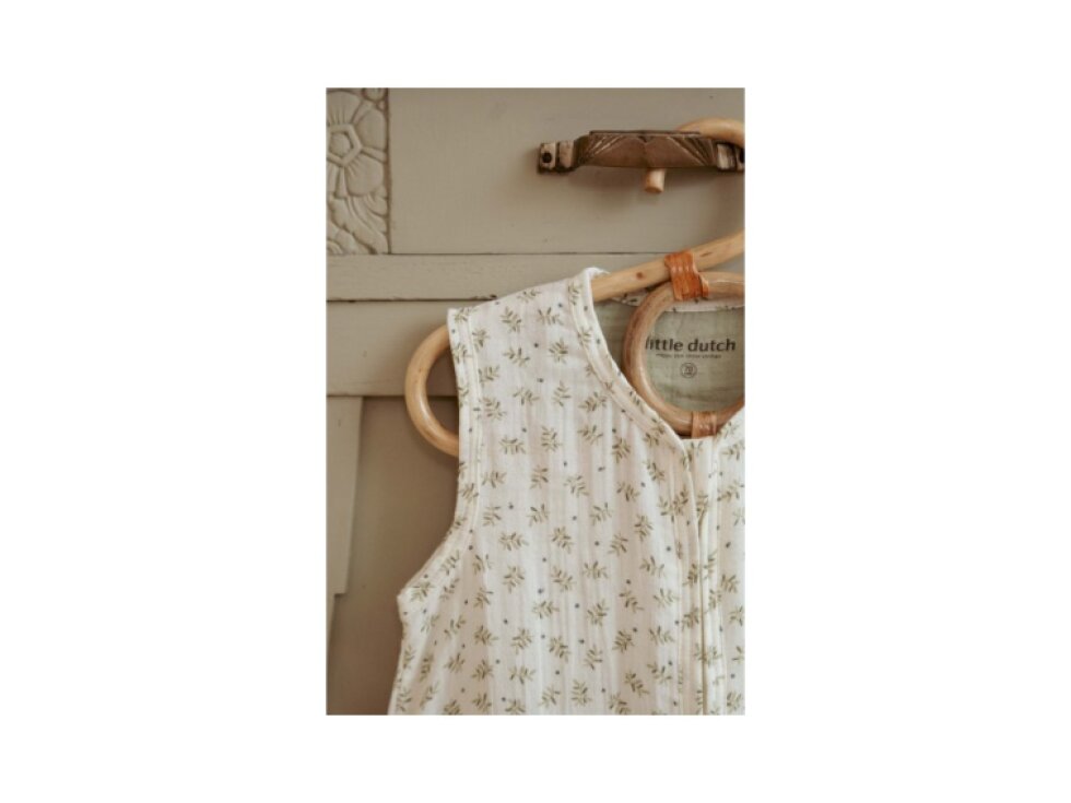 Little Dutch Spací vak ľahký 90 cm Blueberry Leaves