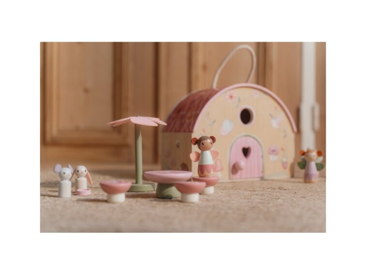 Little Dutch Domček pre víly drevený prenosný Fairy Garden
