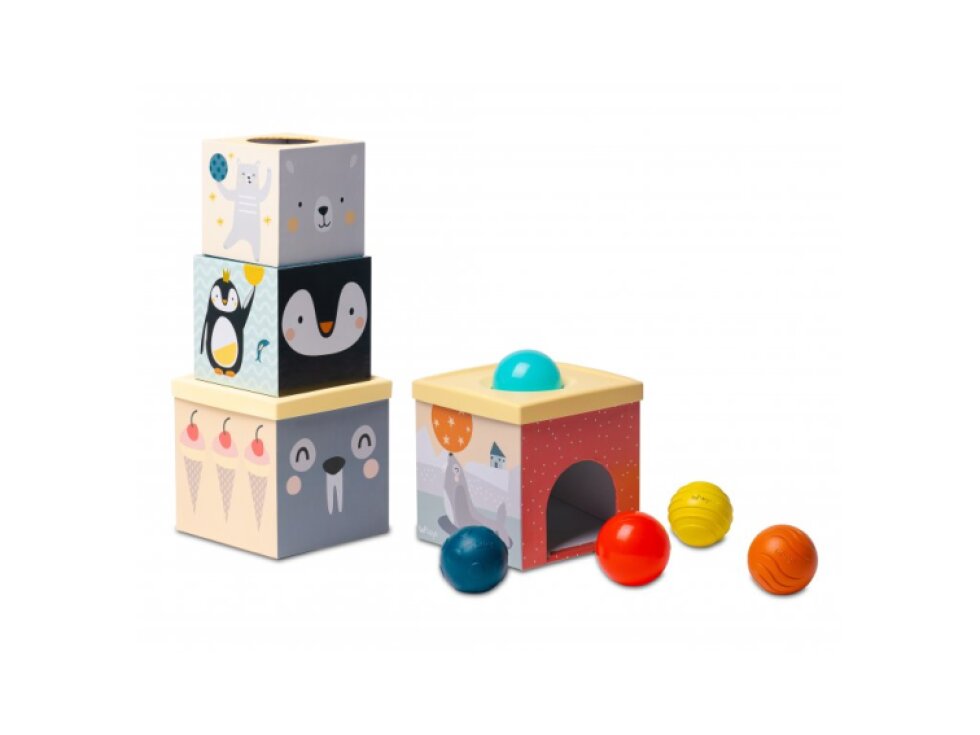 Taf Toys Sada kociek a loptičiek Severný pól