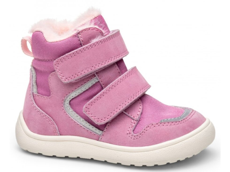 Protetika - Detské zimné barefoot topánky DAXI PINK