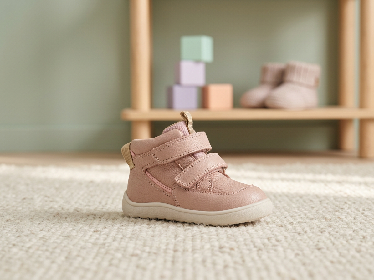 Protetika - Detské prechodné barefoot topánky ADA PINK