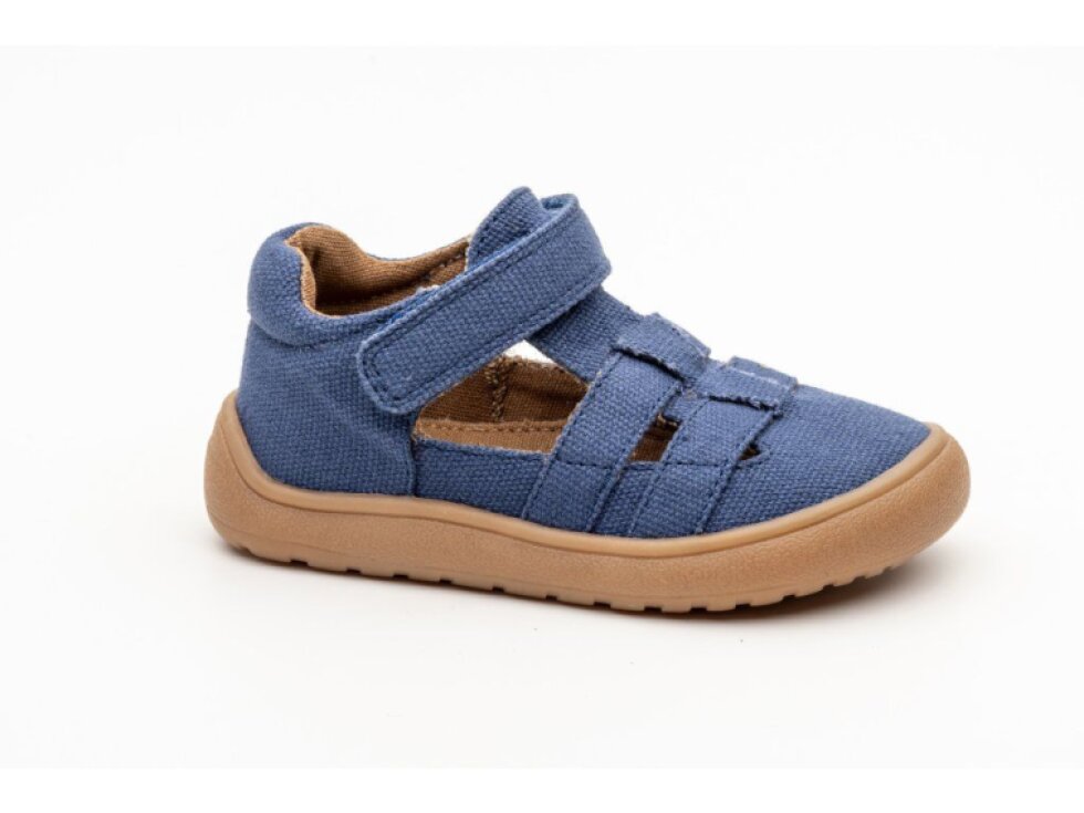 Protetika - Detské chlapčenské barefoot sandále OVE DENIM