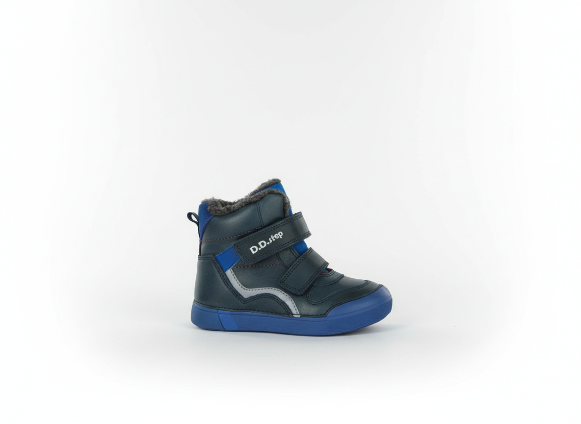 D.D. Step - Detské zimné topánky na suchý zips - W068-235M veľ. 25